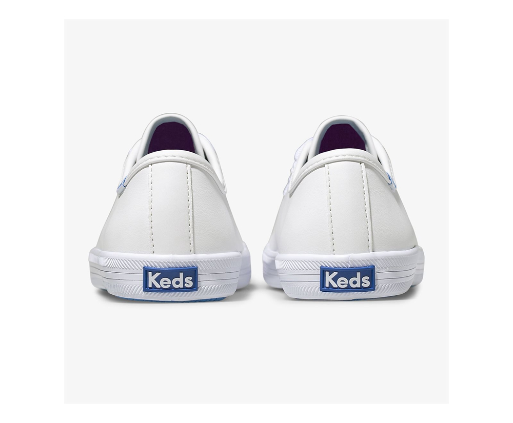 Kids Keds Sneakers - Kickstart Multi-color Eyelets - White - 5324-MDPAL